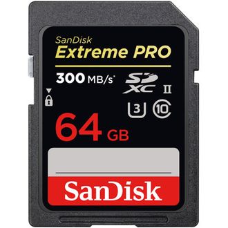 Cartão de Memória Sandisk Sd Extreme Pro 64Gb - 300Mb/S