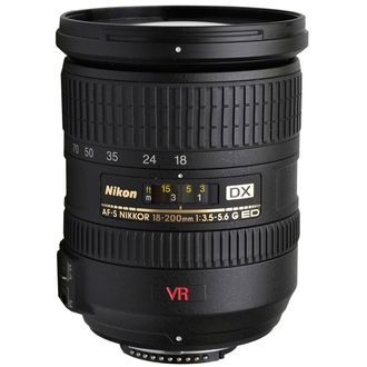 Objetiva Nikon AF-S 18-200mm F/3.5-5.6 G ED VR DX - Seminova