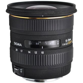 Objetiva Sigma 10-20mm F/4-5.6 Dc HSM - para Canon - Usada