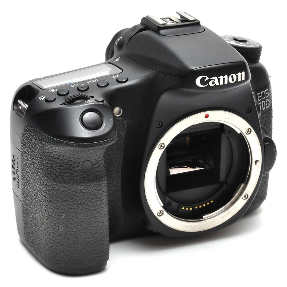 Câmera Canon 70D Corpo com Battery Grip Meike MK70D Usada
